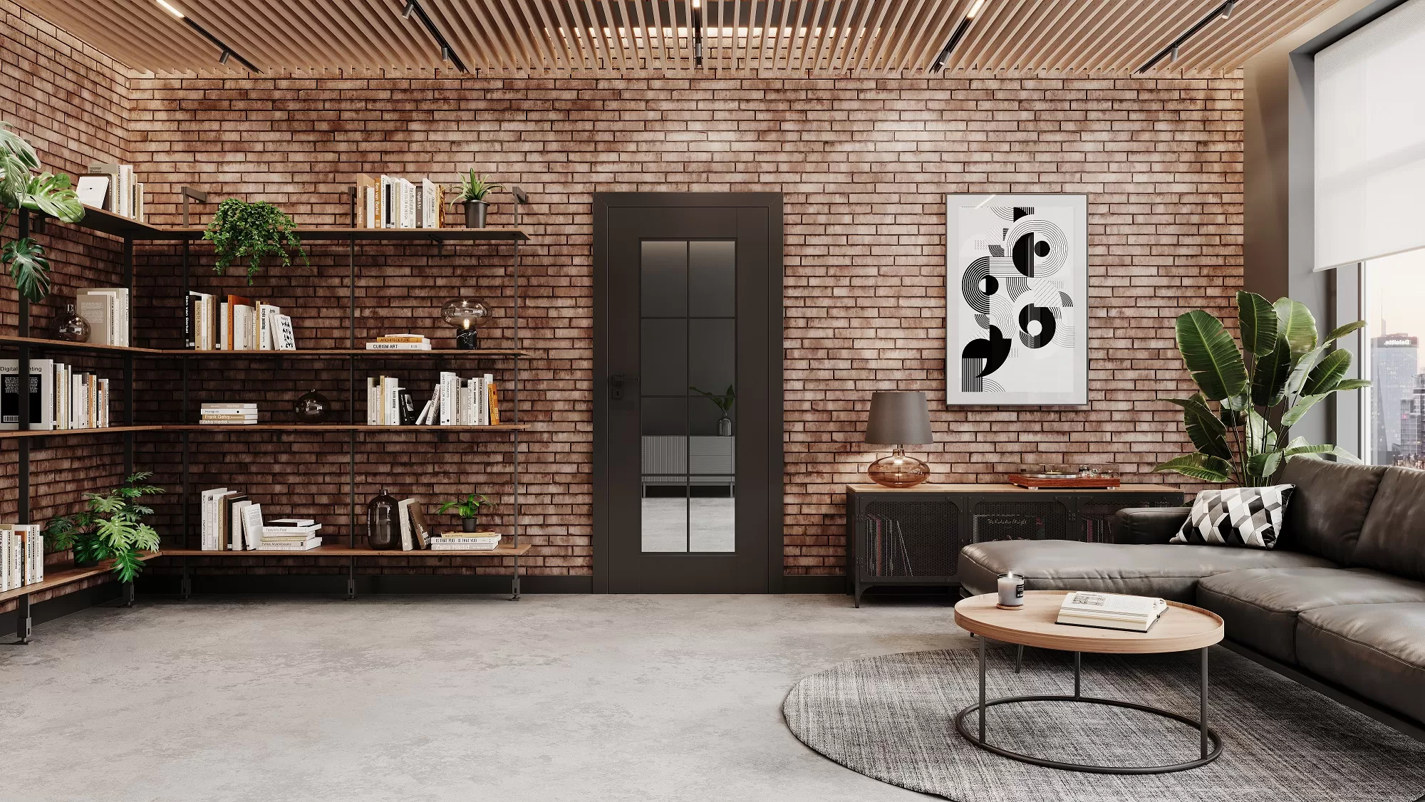 Jakie drzwi wewnętrzne pasują do stylu loftowego - Estra-8-Black